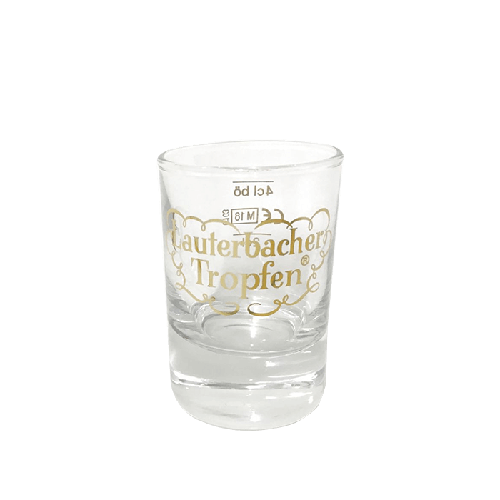 Glas Lauterbacher Tropfen 0,04 l